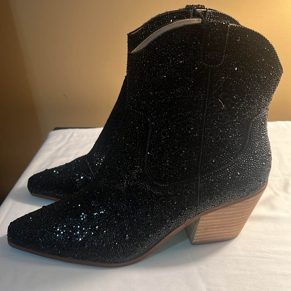 🔥 Betsey Johnson Rhinestone Boots